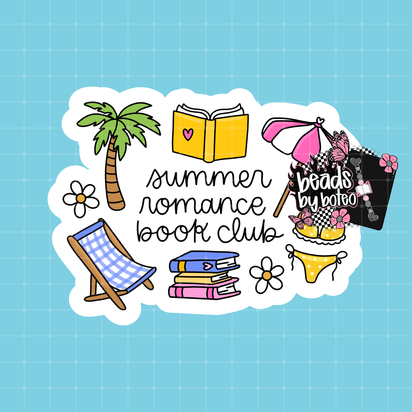 Stickers - Summer Romance Book Club