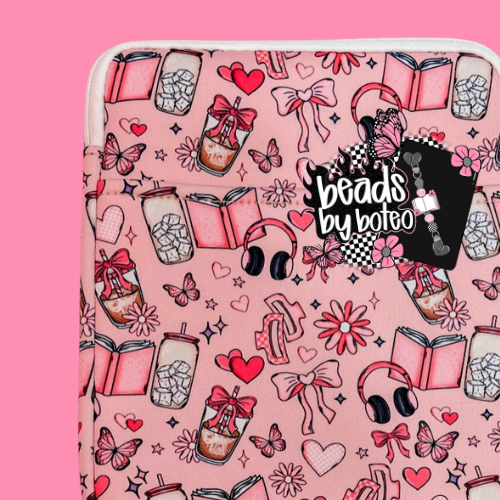 E-Reader Sleeve - Girly Vibes *ORIGINAL DESIGNER*