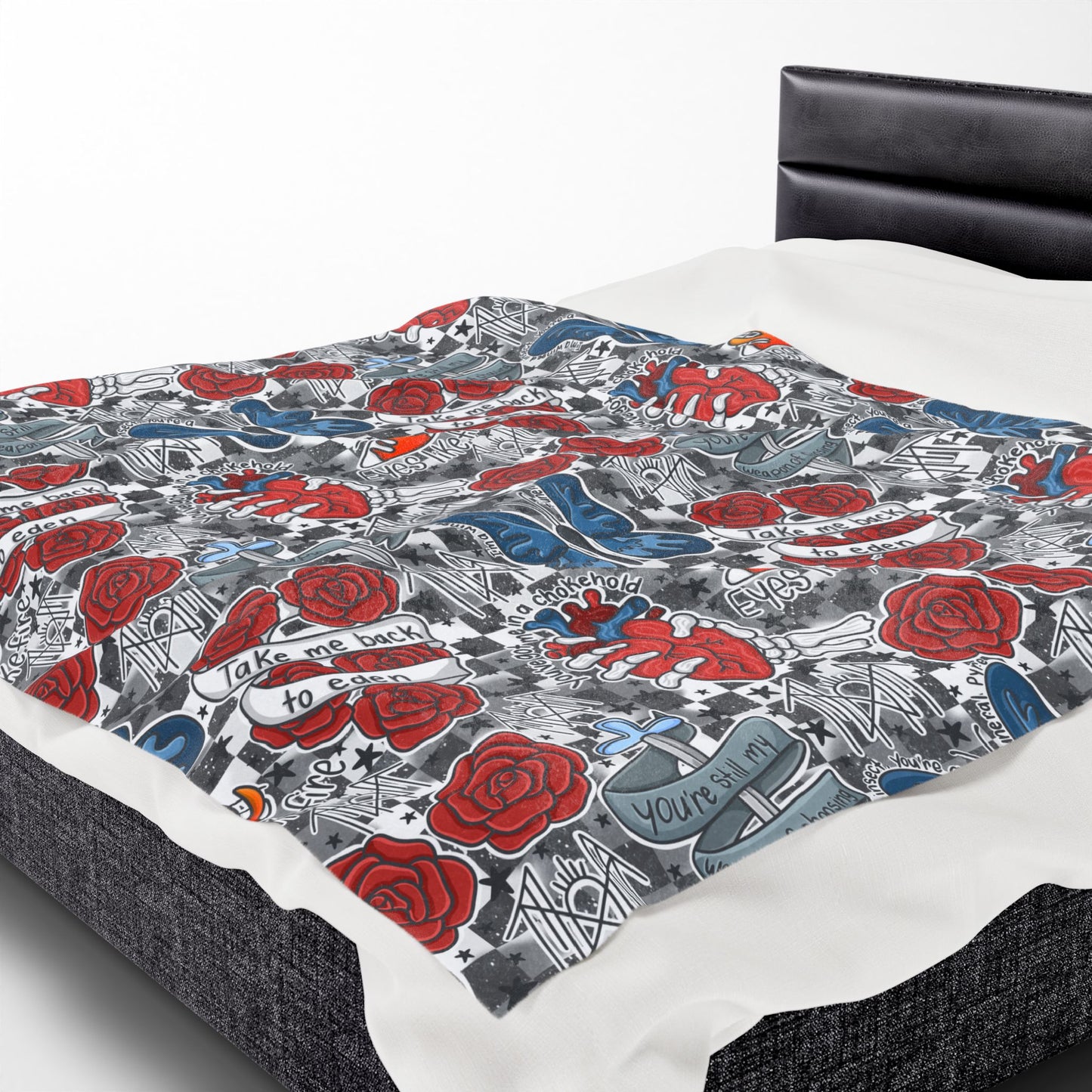 Sleepy Lyrics Plush Blanket