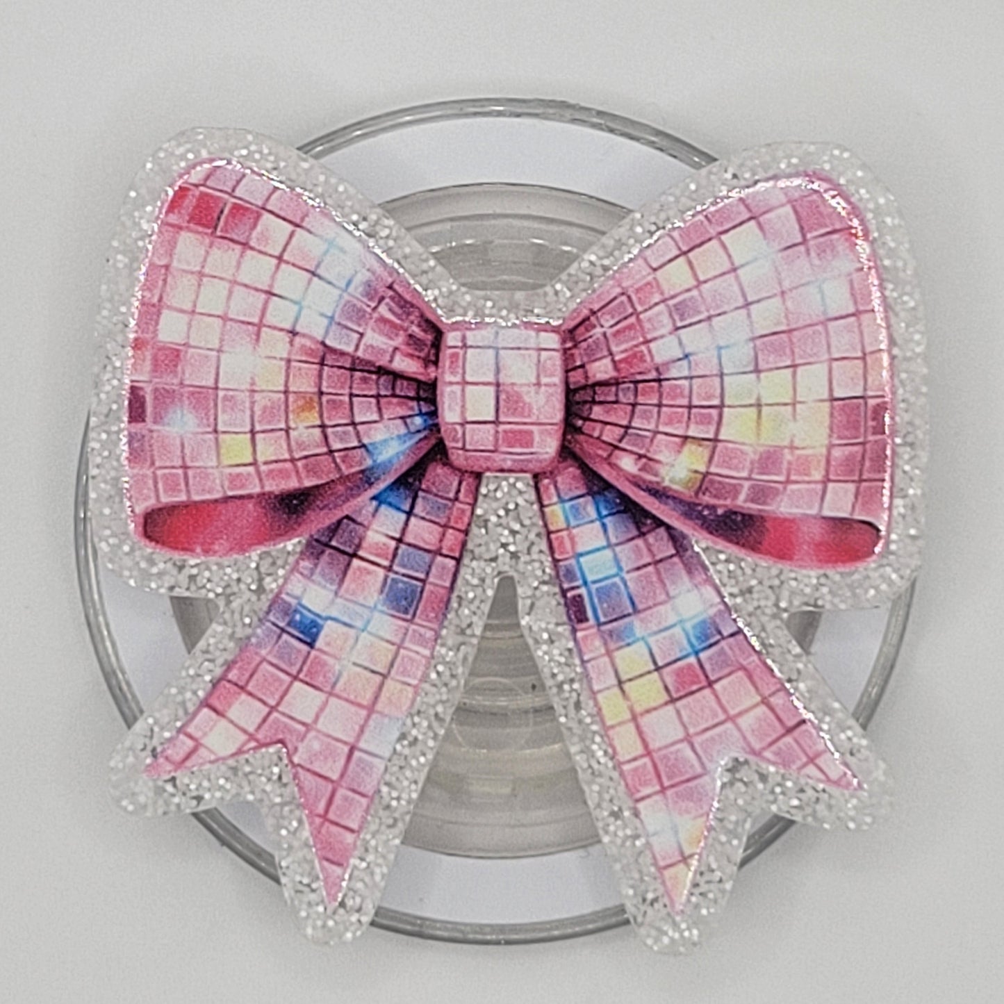 Phone or E-Reader Grip - Rhinestone Bow