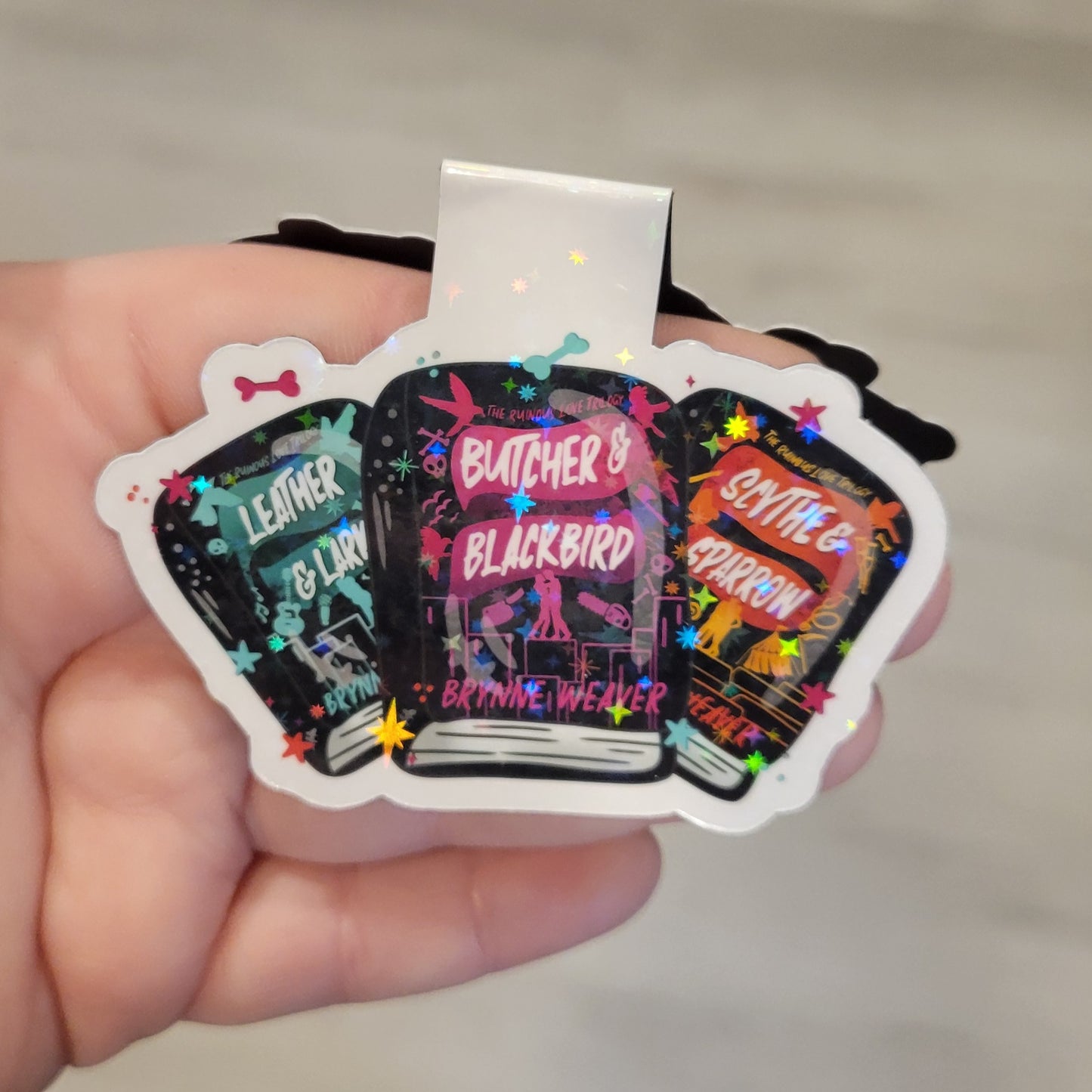 Magnetic Bookmarks - Blackbird