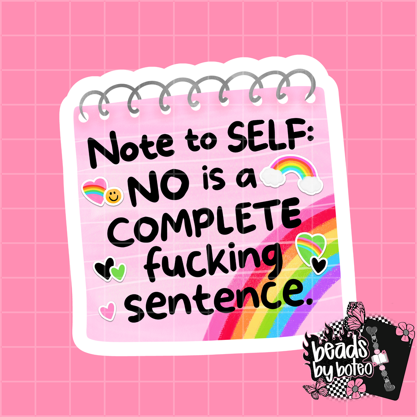 Stickers - Note to Self: No