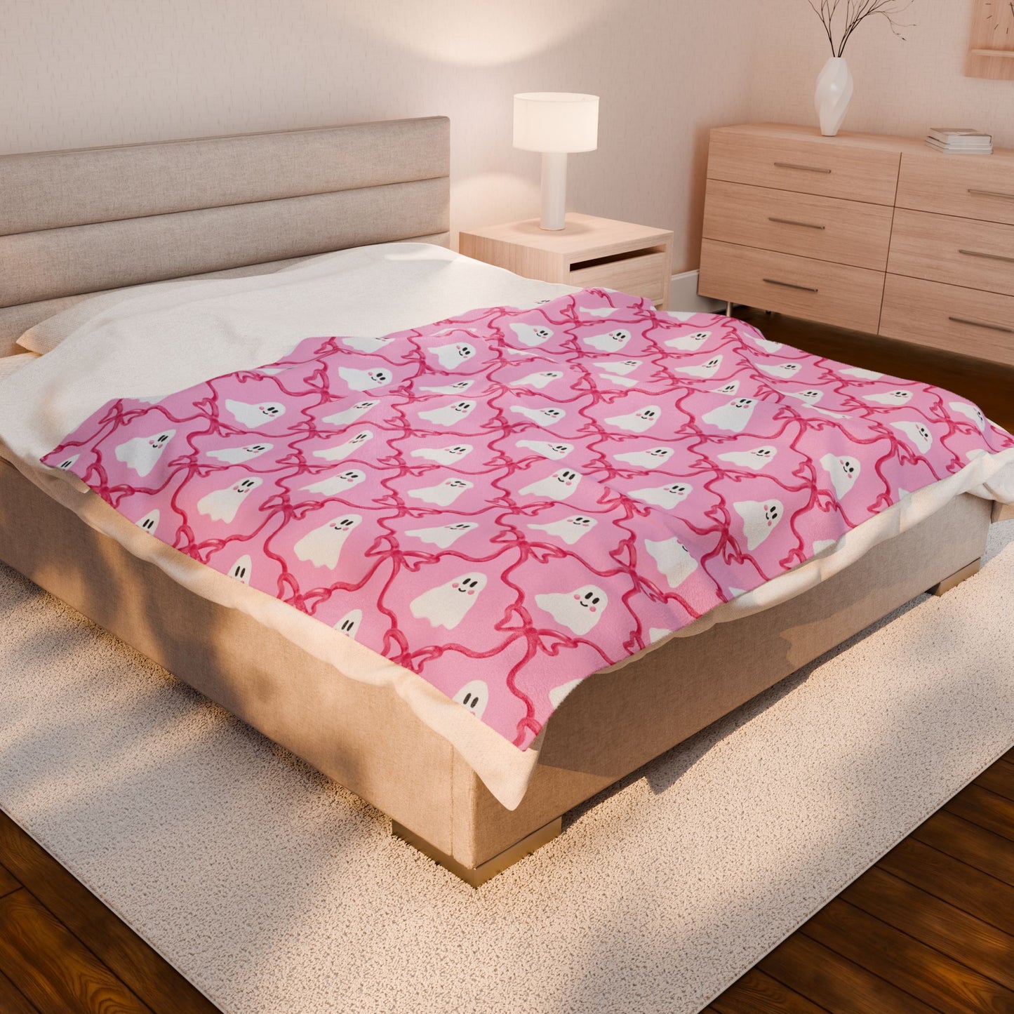 Ghost Diamond Plush Blanket