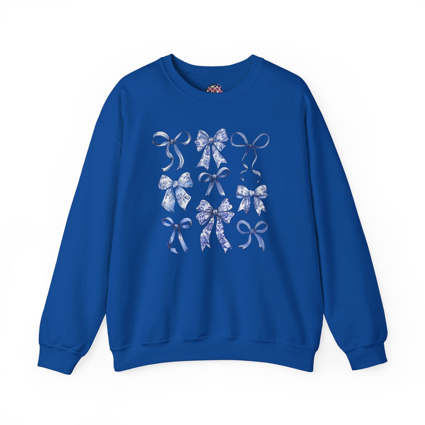 Blue Bows Crewneck Sweatshirt