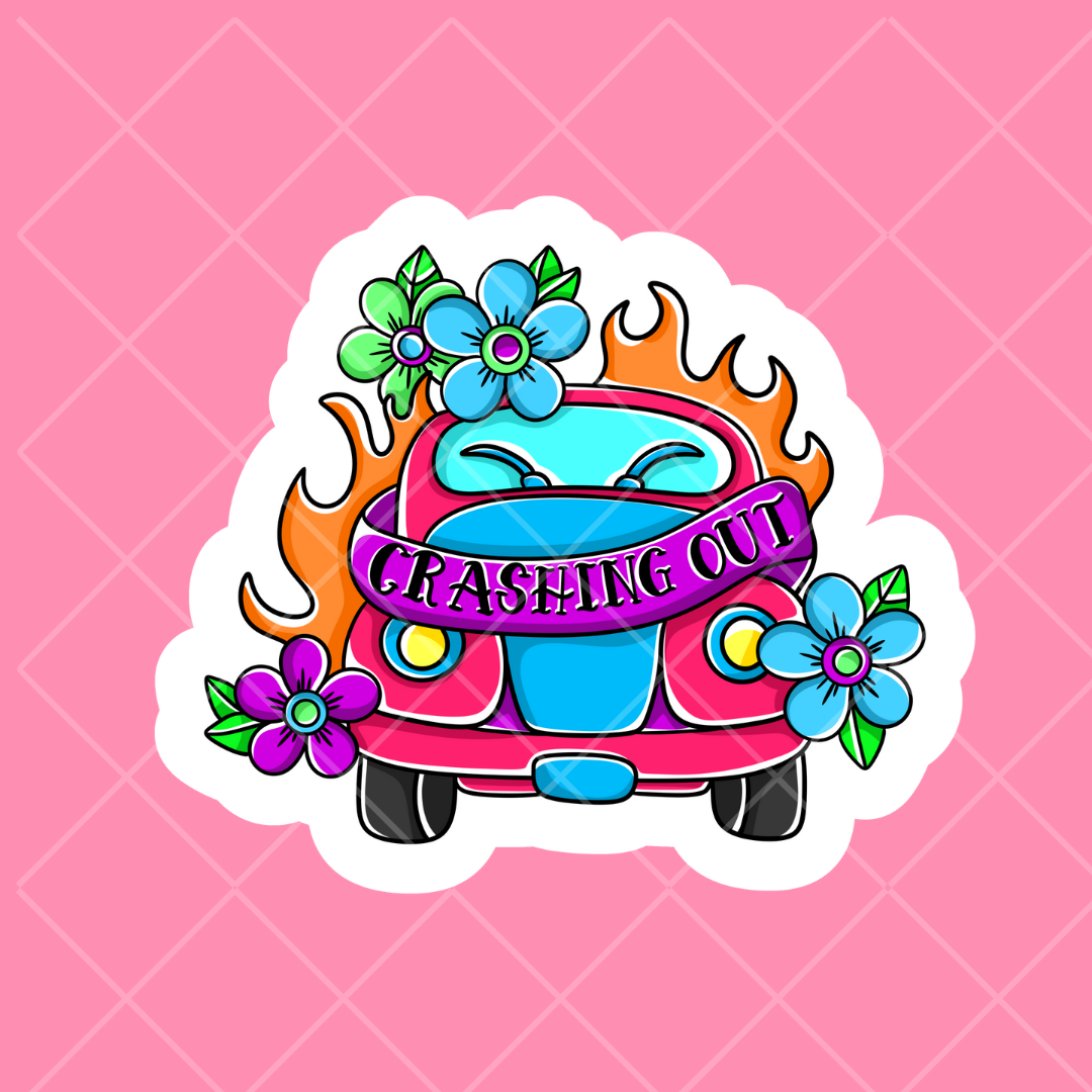 Stickers - Crashing Out