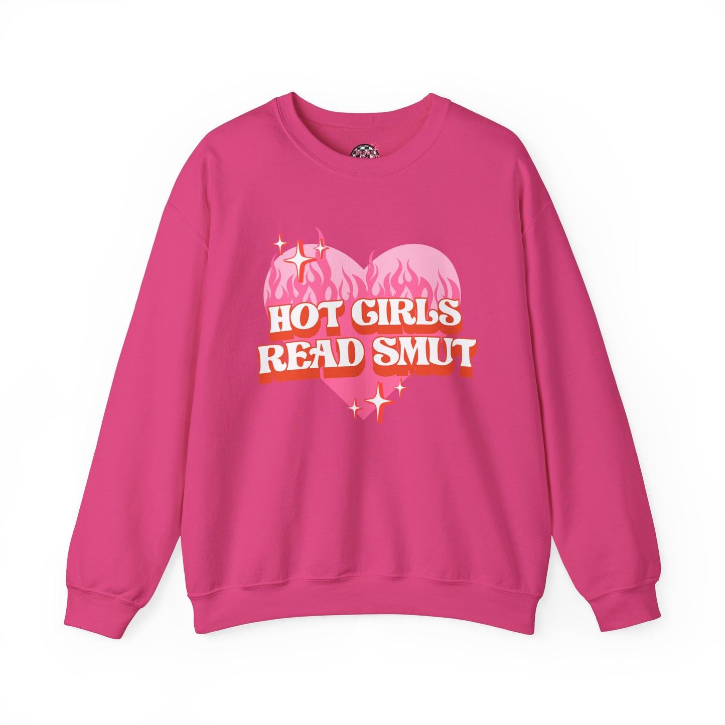 Hot Girls Read Crewneck Sweatshirt