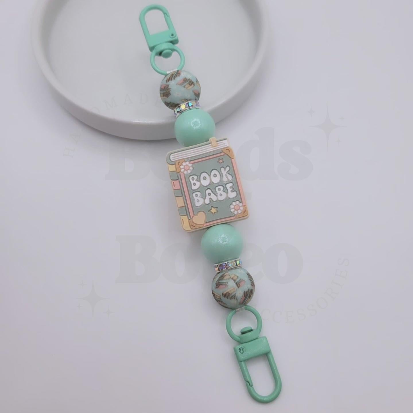 Kindle Strap - Book Babe (Mint)