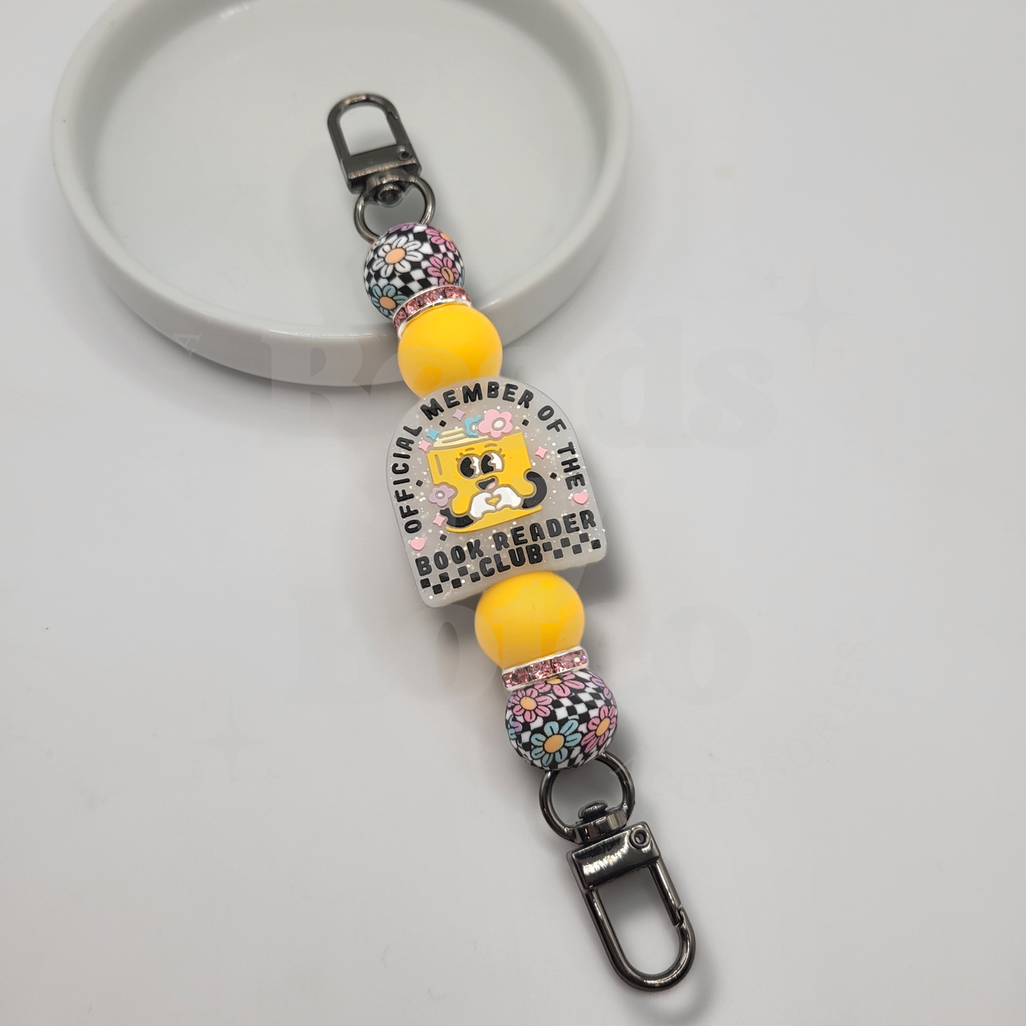 Kindle Strap - Book Reader's Club (floral)