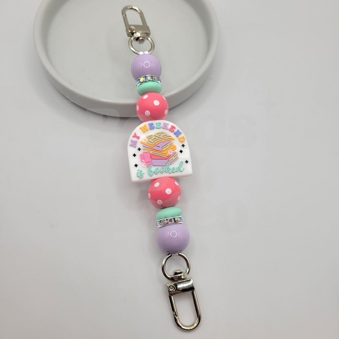 Kindle Strap - My Weekend Is Booked (colorful)