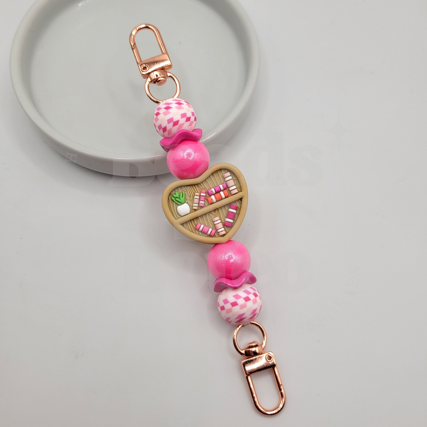 Kindle Strap - Pink Bookshelf