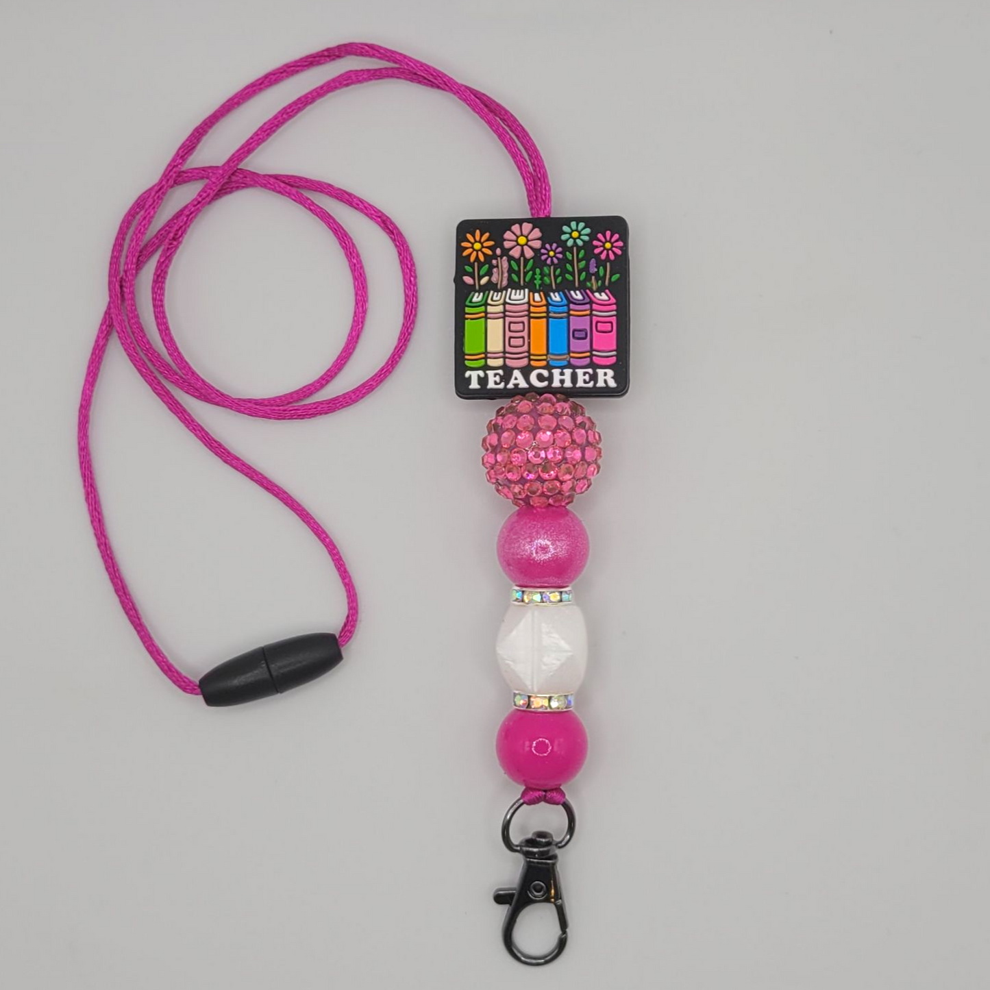 Lanyards - Floral Teacher