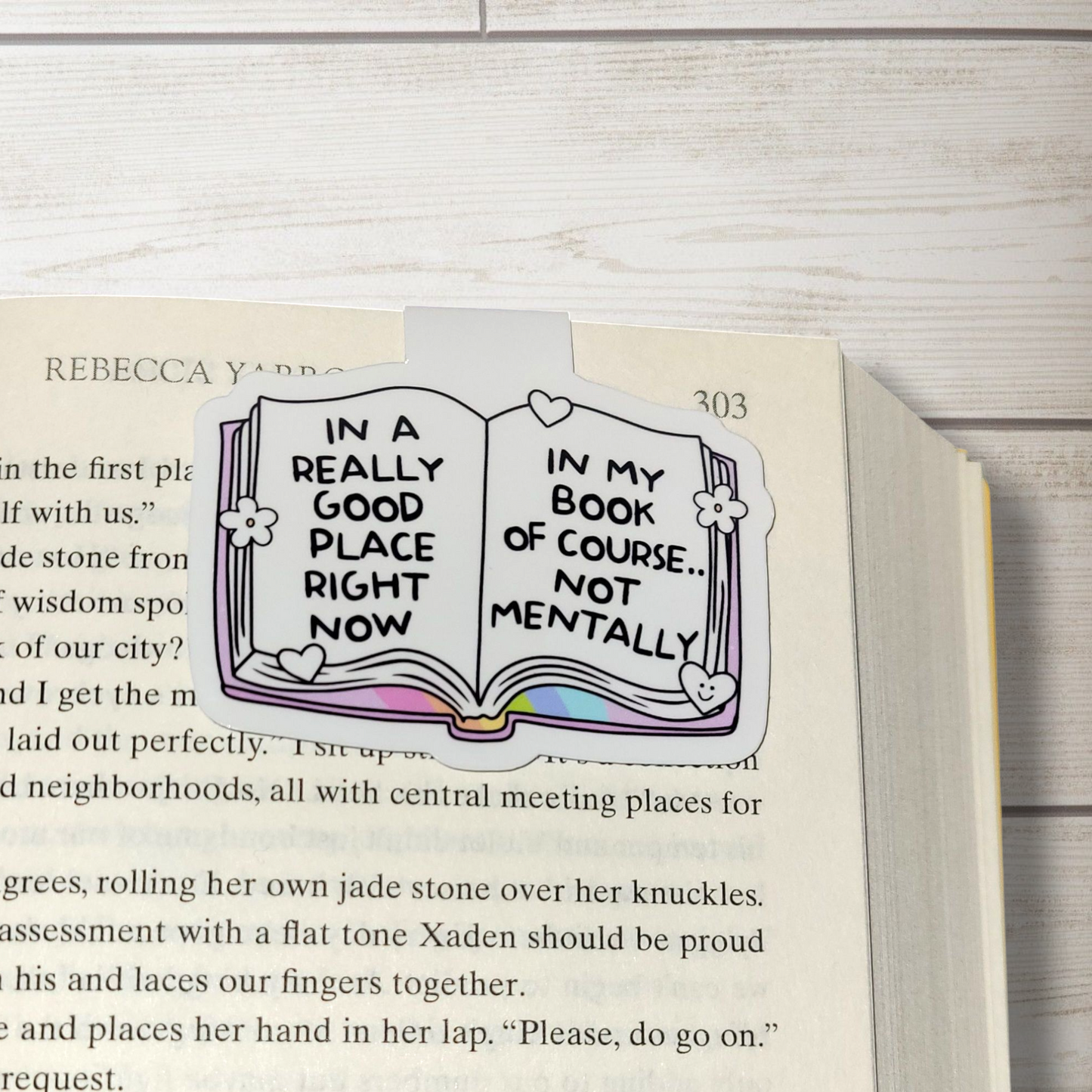 Magnetic Bookmarks - Iced Coffee & Books