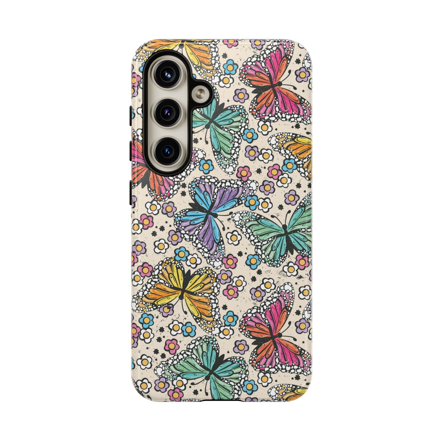 Neon Butterfly Phone Case