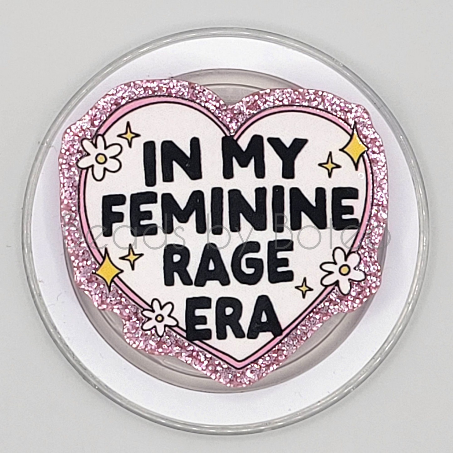 Phone or E-Reader Grip - Feminine Rage Era