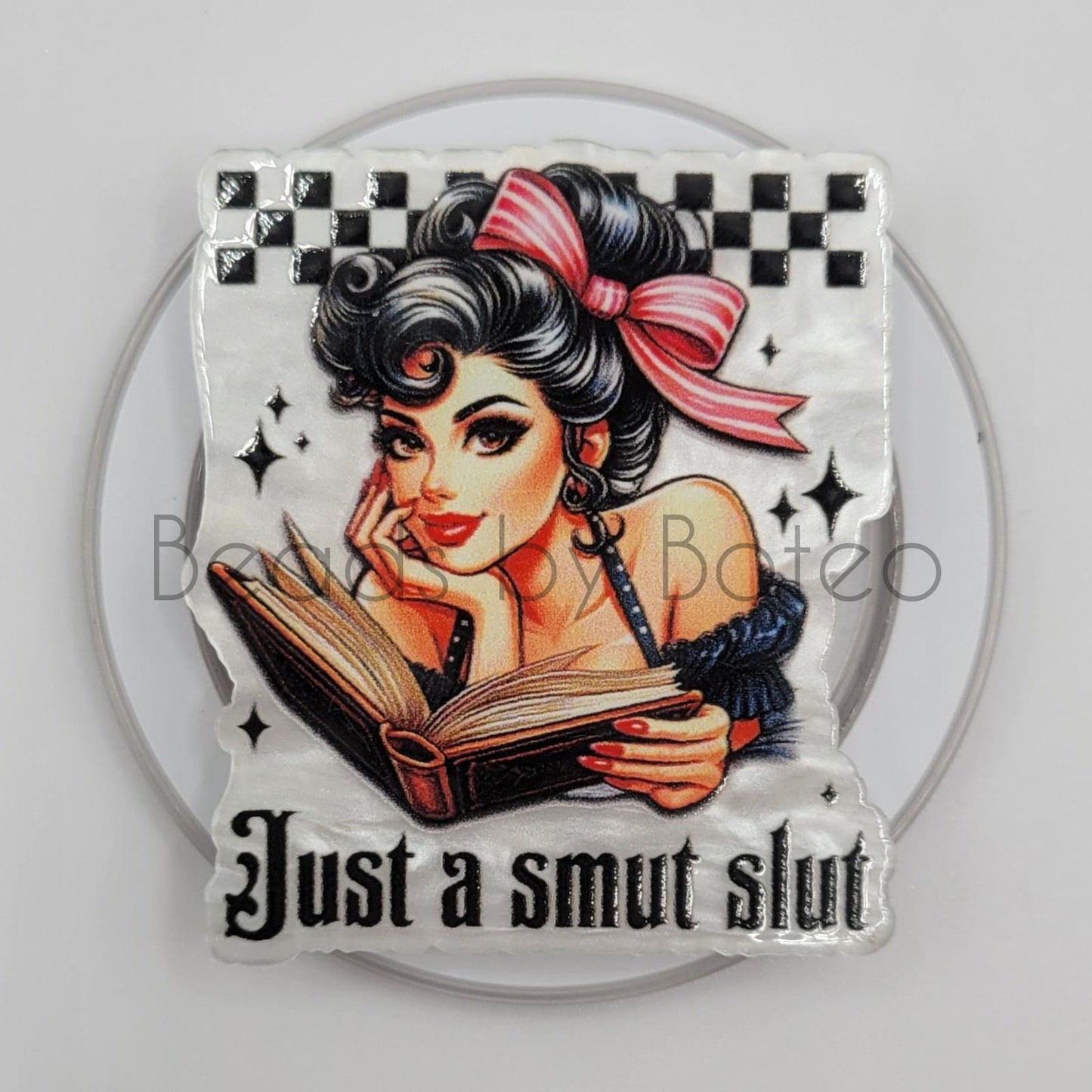 Phone or E-Reader Grip - Just a Smut Slut