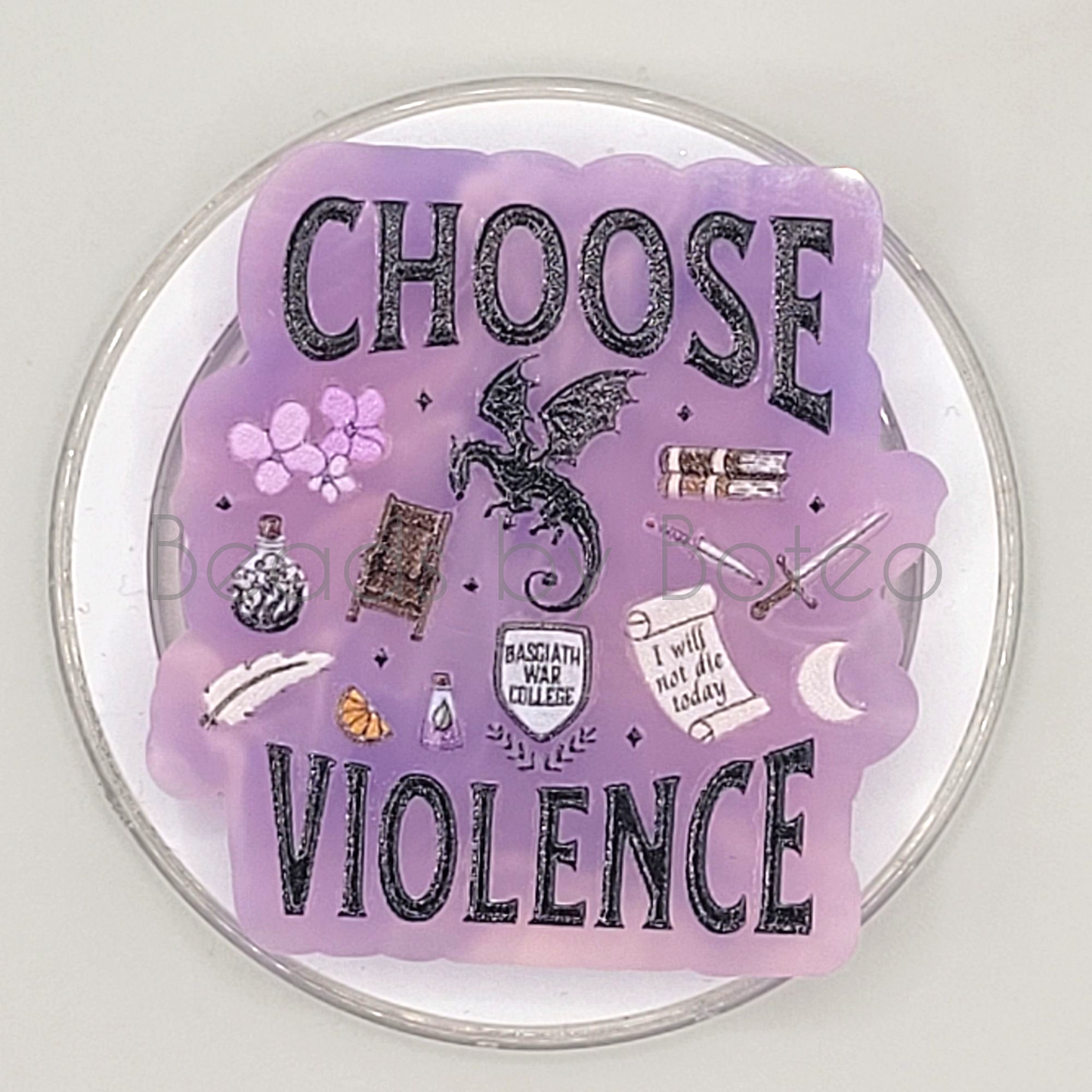 Phone or E-Reader Grip - Choose Violence