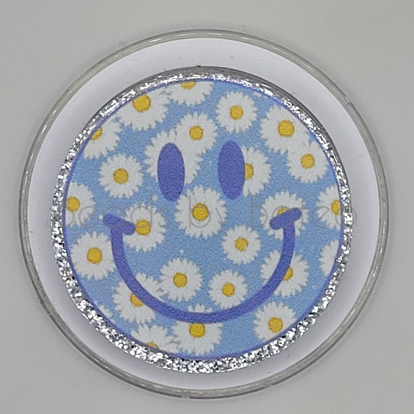 Phone or E-Reader Grip - Daisy Smile