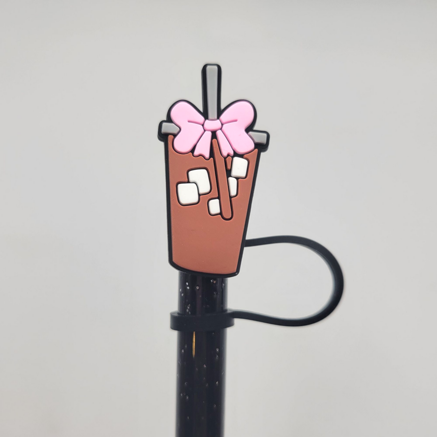 Straw Toppers - Coquette Iced Coffee