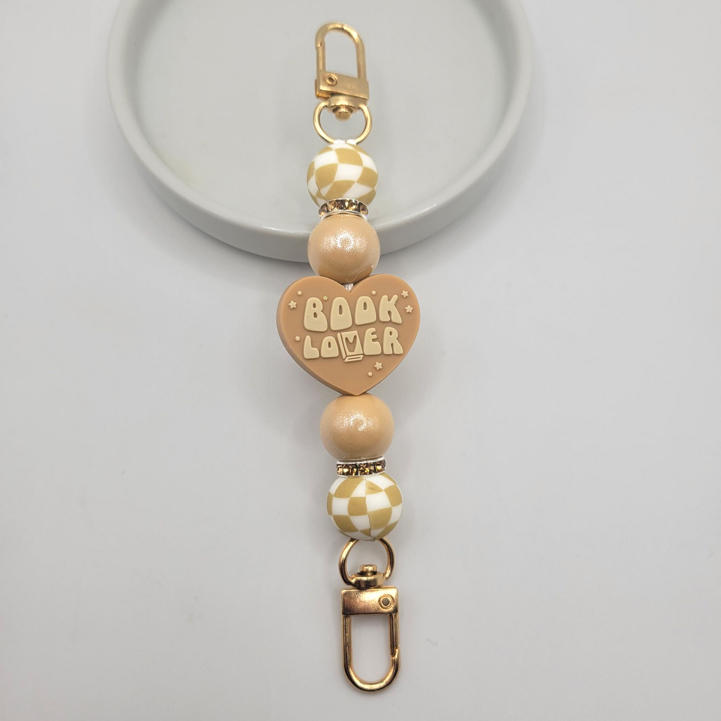 Kindle Strap - Book Lover (tan)