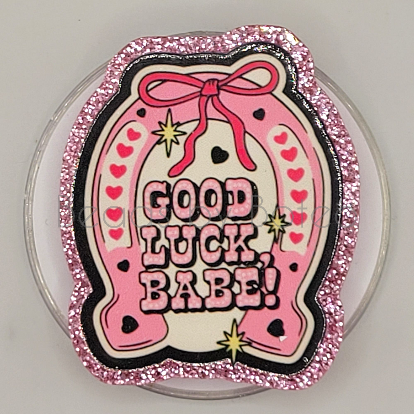 Phone or E-Reader Grip - Good Luck Babe