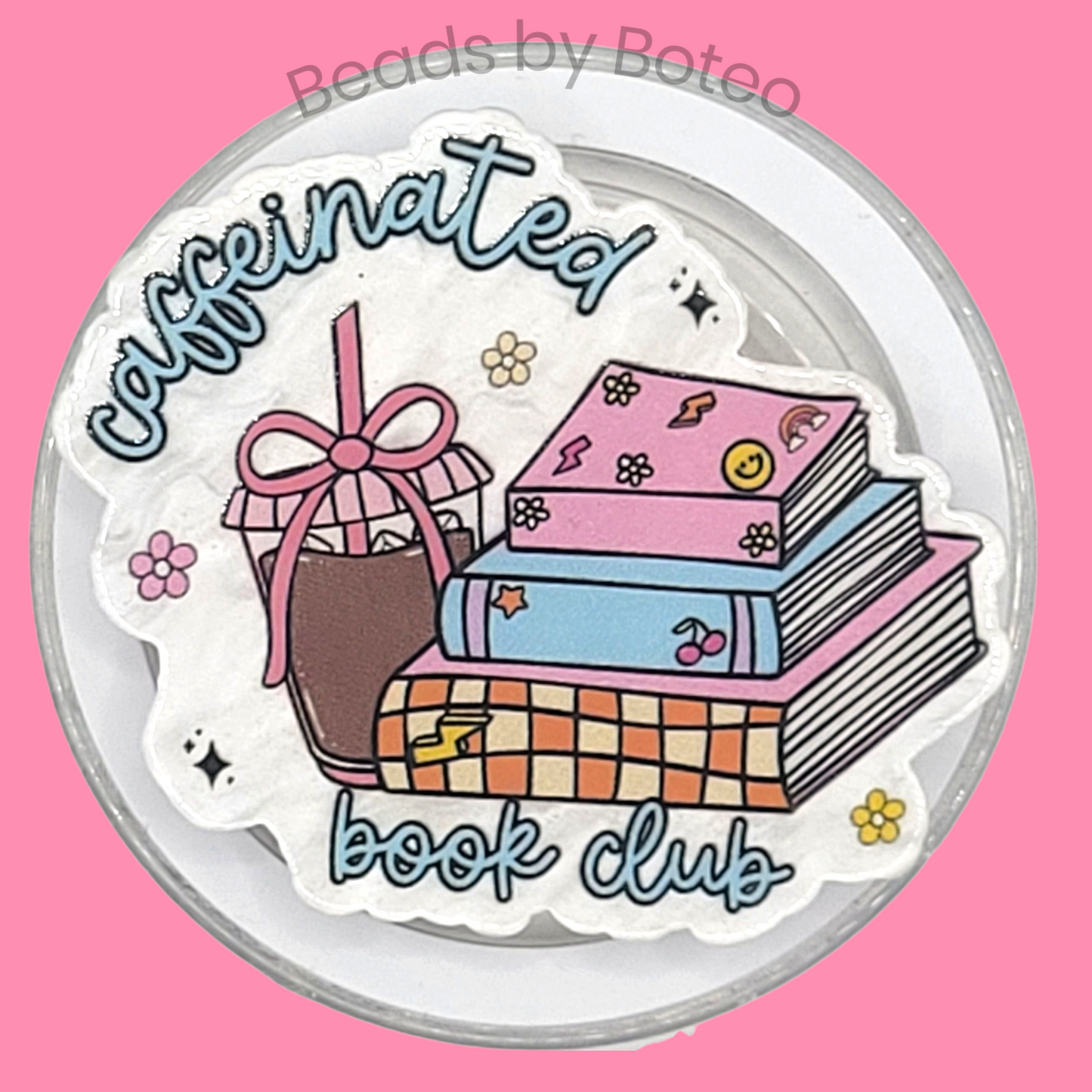 Phone or E-Reader Grip - Caffinated Book Club