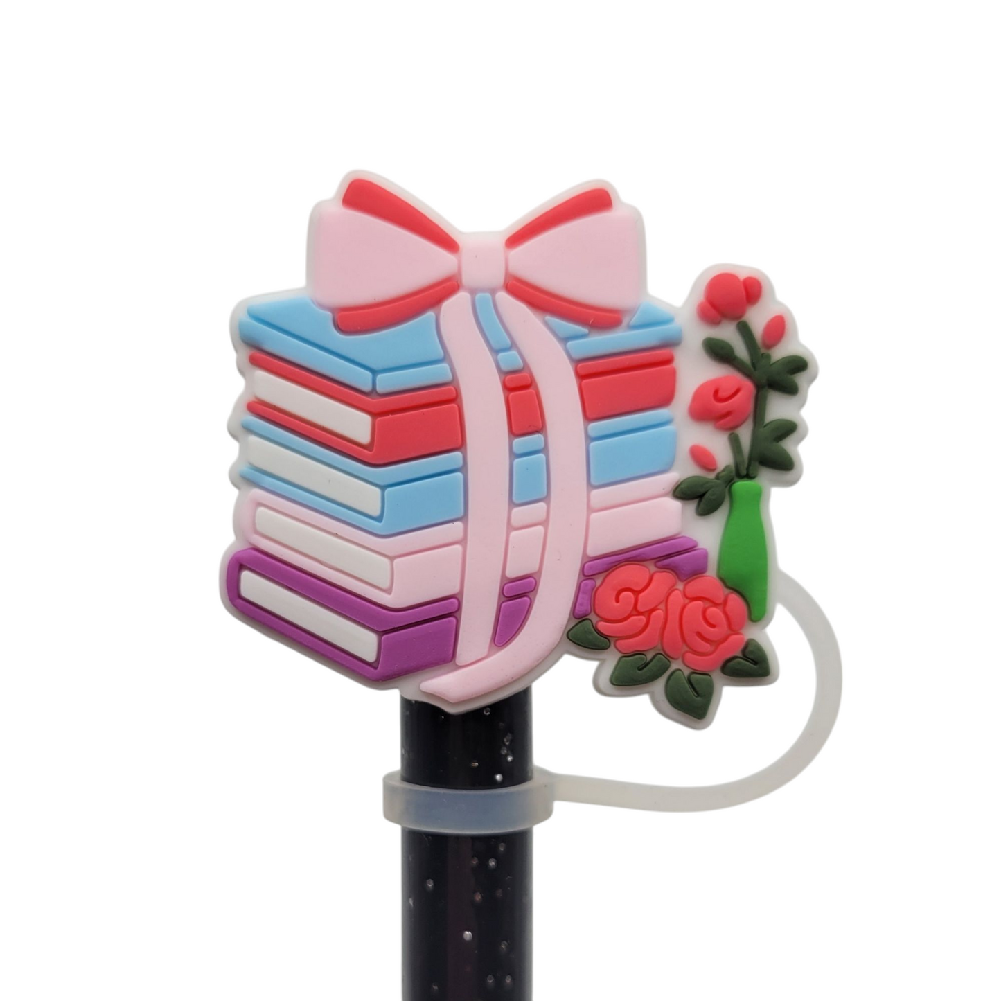 Straw Toppers - Book Stack