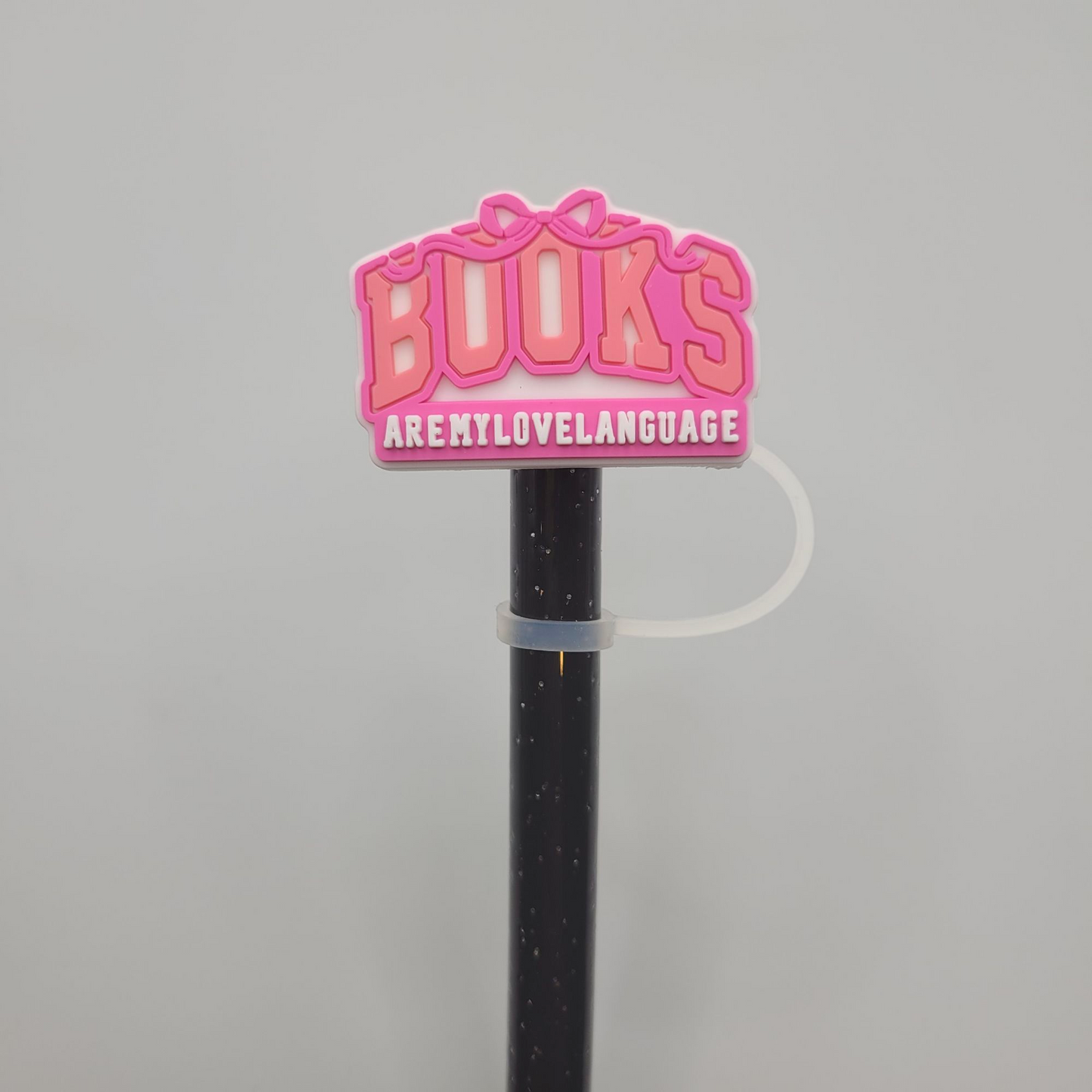 Straw Toppers - Books Are My Love Language