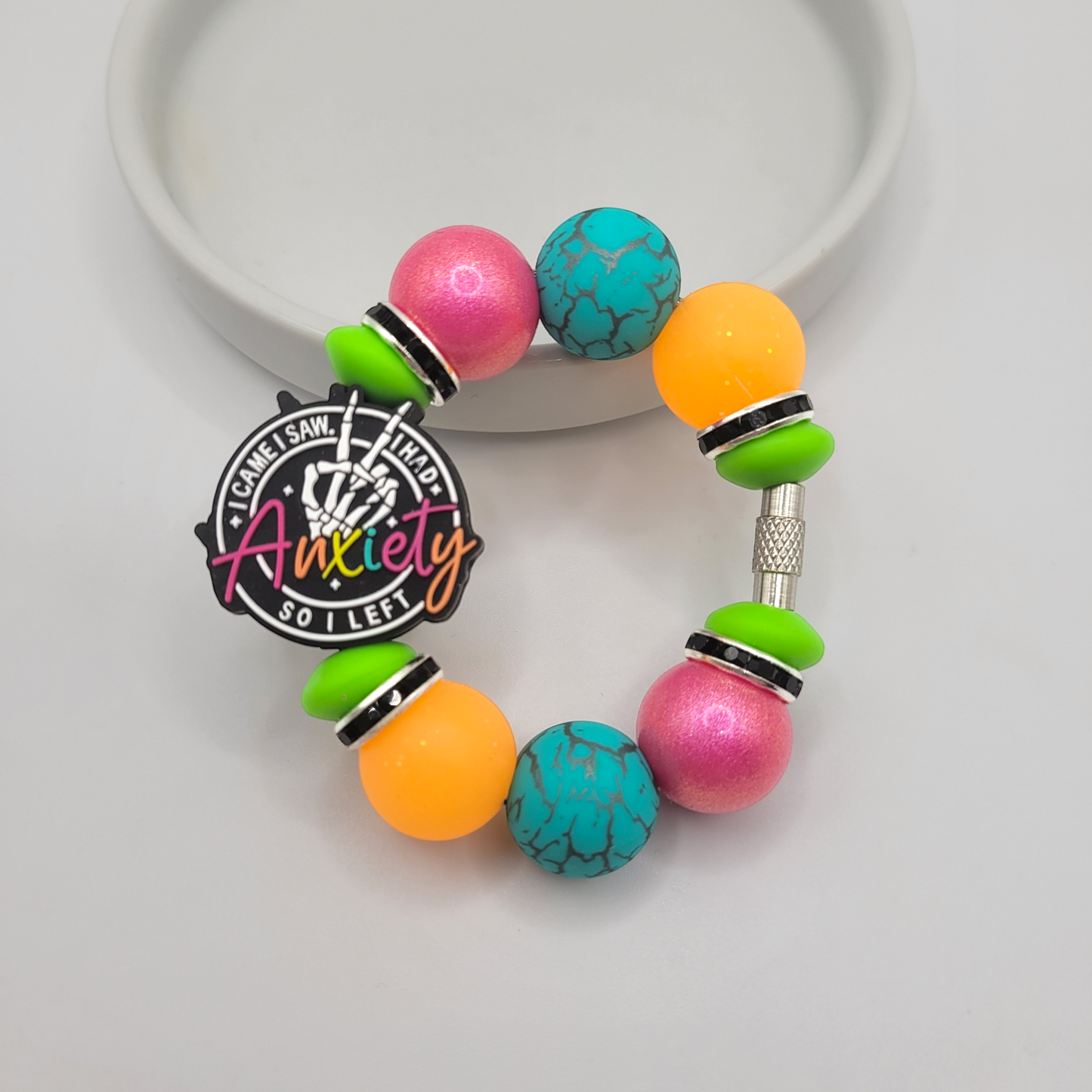 Tumbler Cup Charms - I Had Anxiety, So I Left