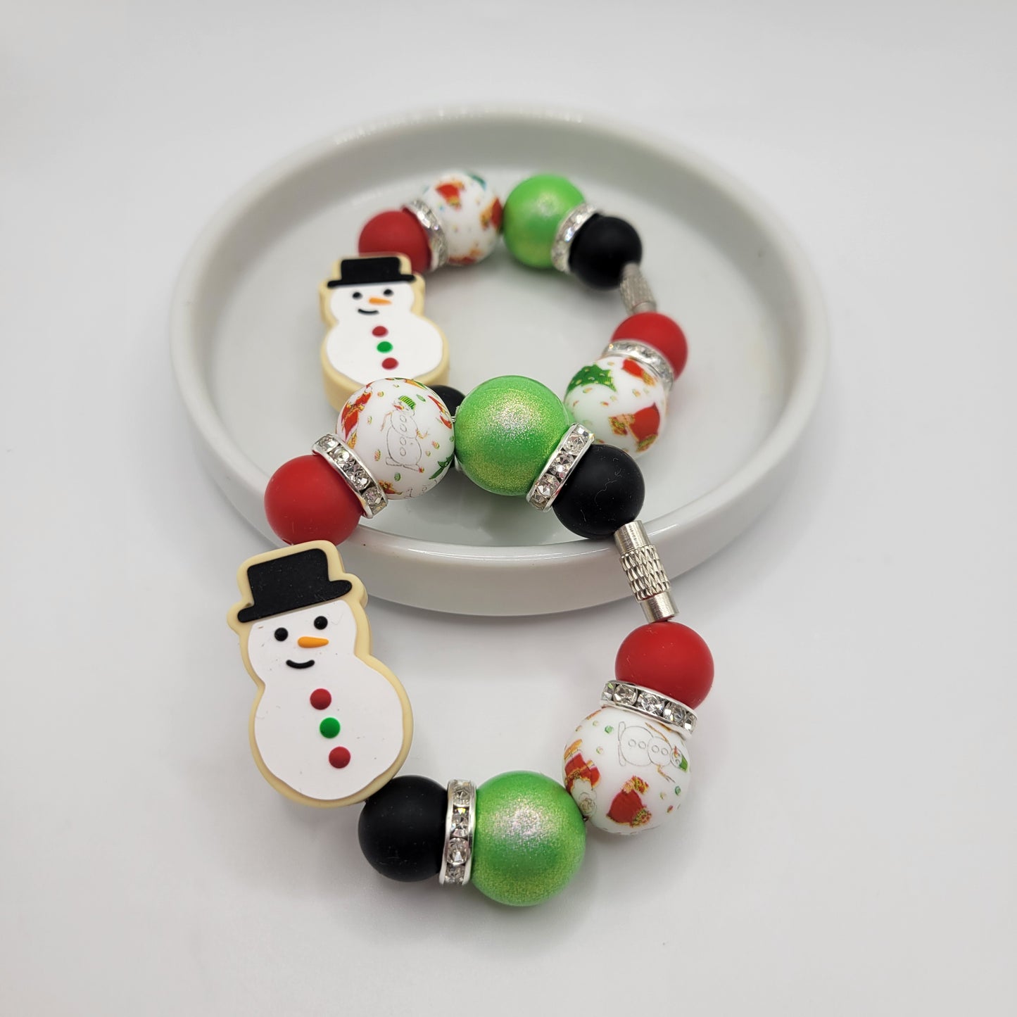 Tumbler Cup Charms - Snowman Cookie