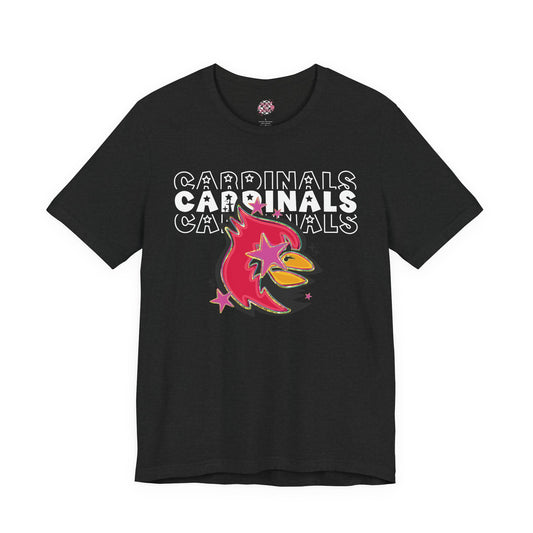 Preppy Retro Cardinals | Unisex Jersey Short Sleeve Tee