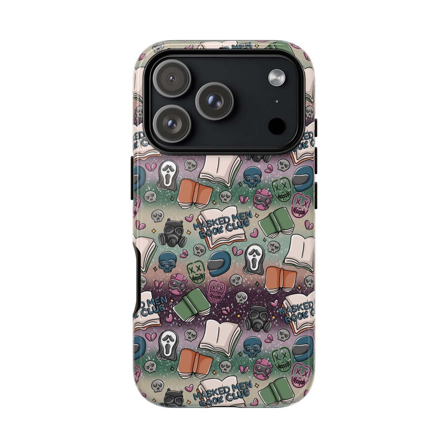 Masked Men Doodles Phone Case