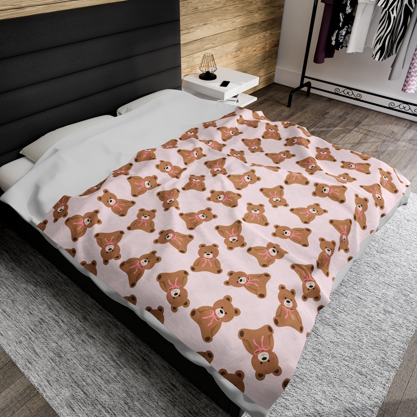 Teddy Bears Plush Blanket