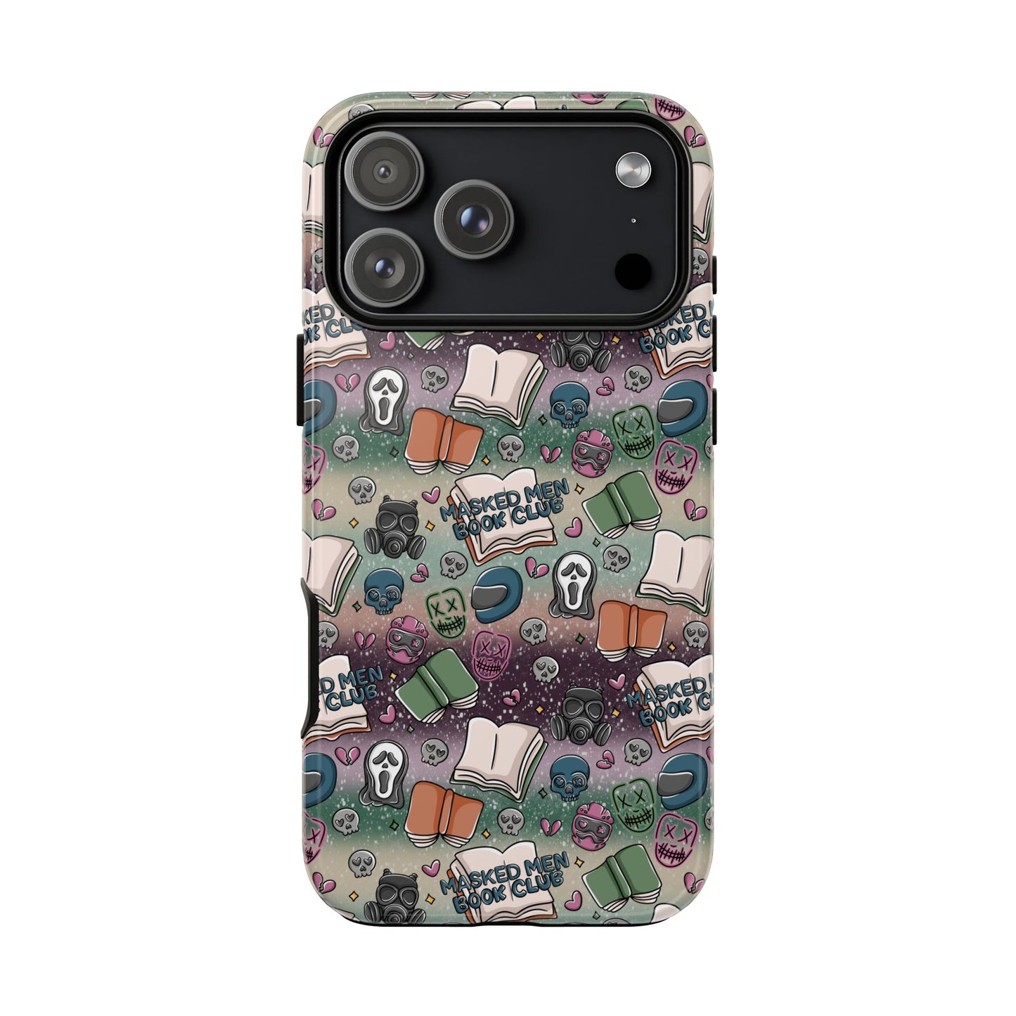 Masked Men Doodles Phone Case