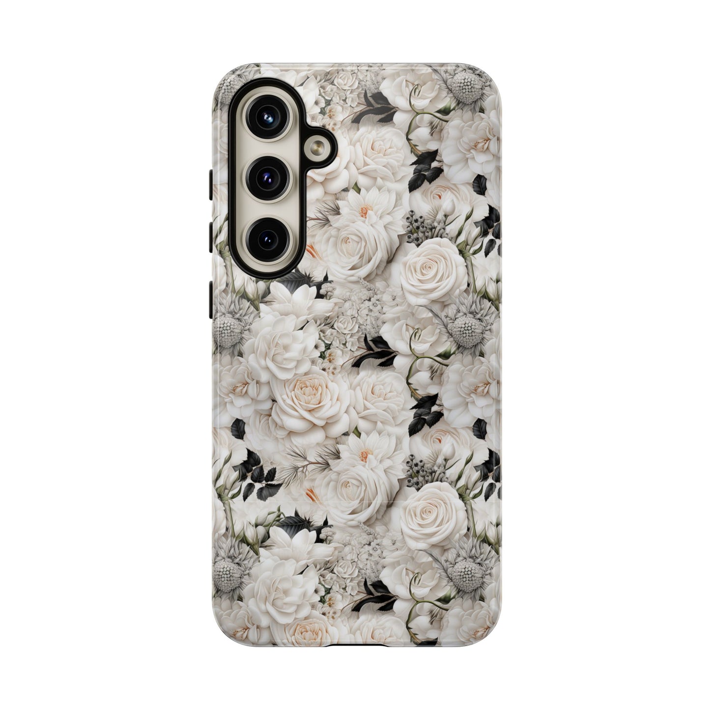 White Roses Phone Case