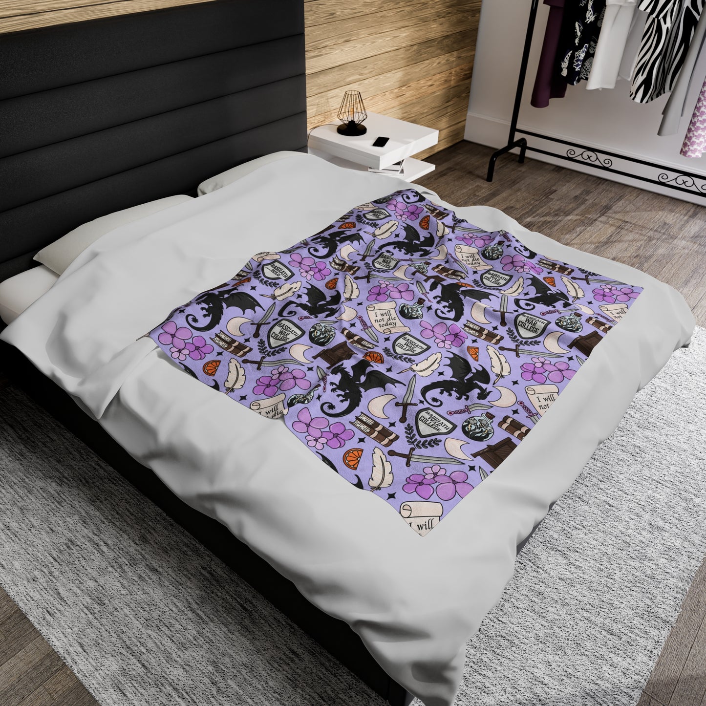 War College Plush Blanket