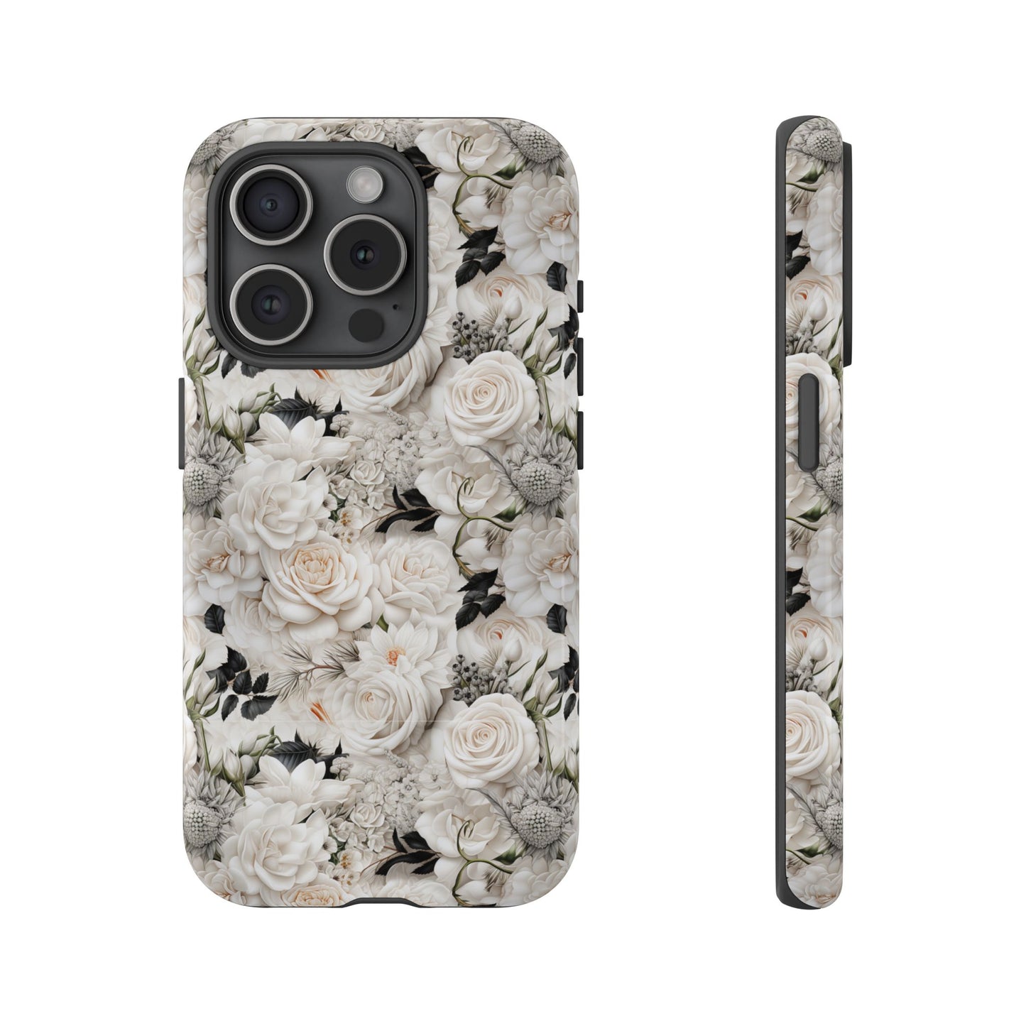 White Roses Phone Case