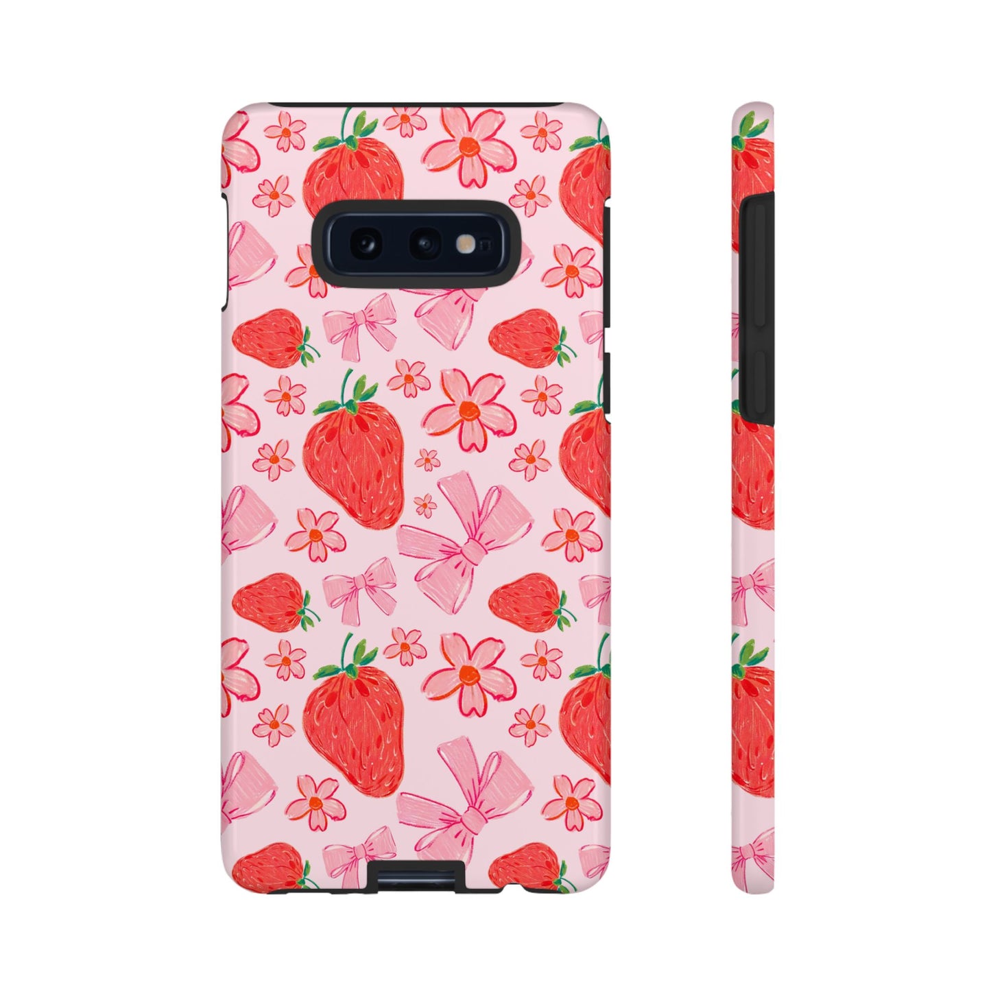 Coquette Strawberries Phone Case