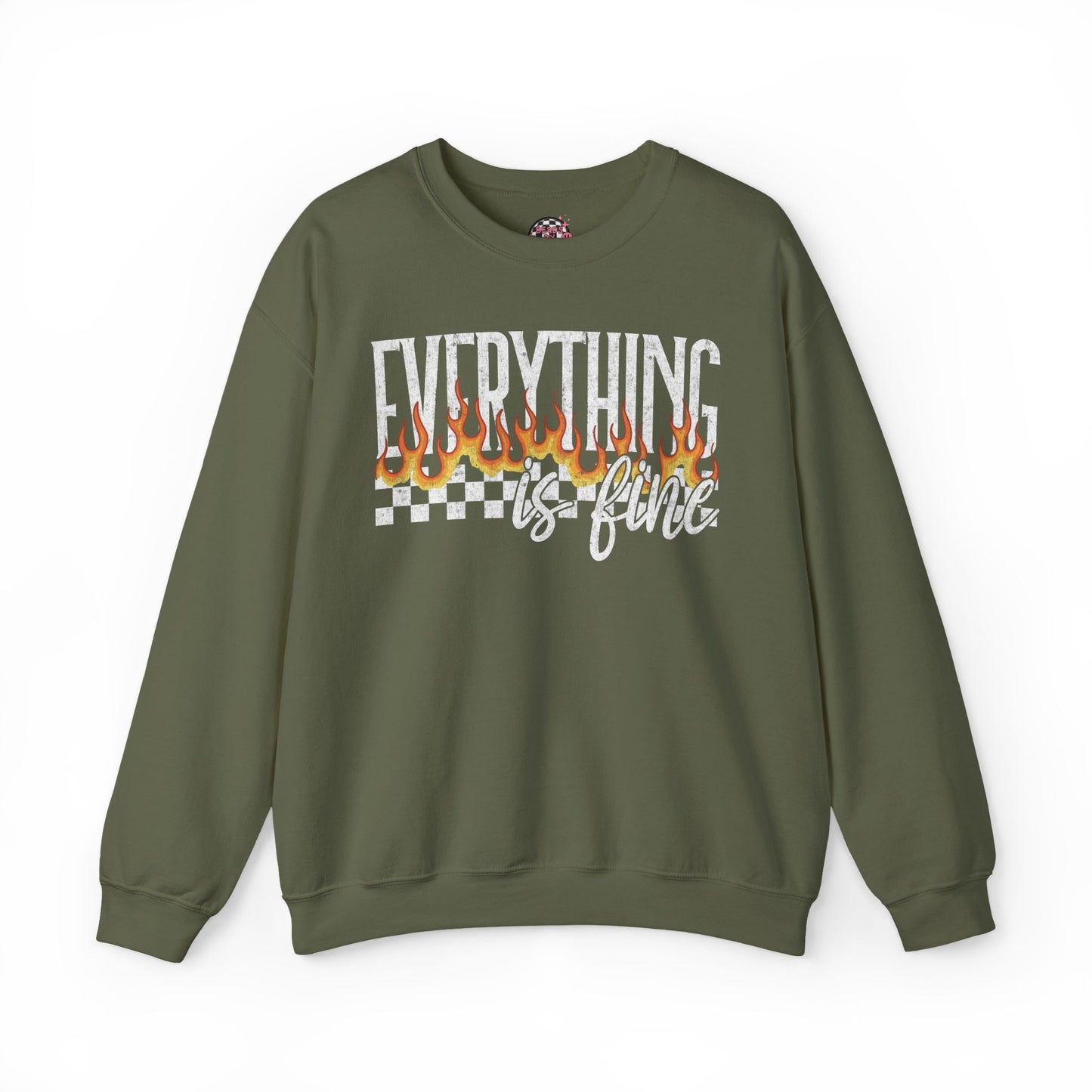 Everything is Fine Crewneck Sweatshirt