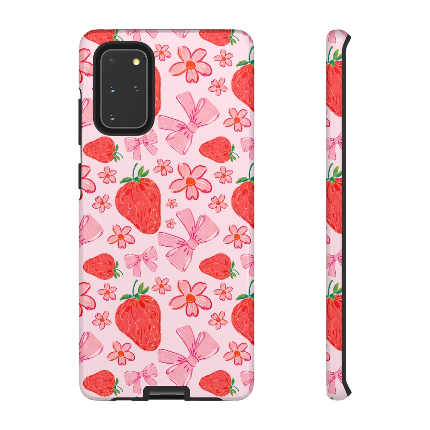 Coquette Strawberries Phone Case