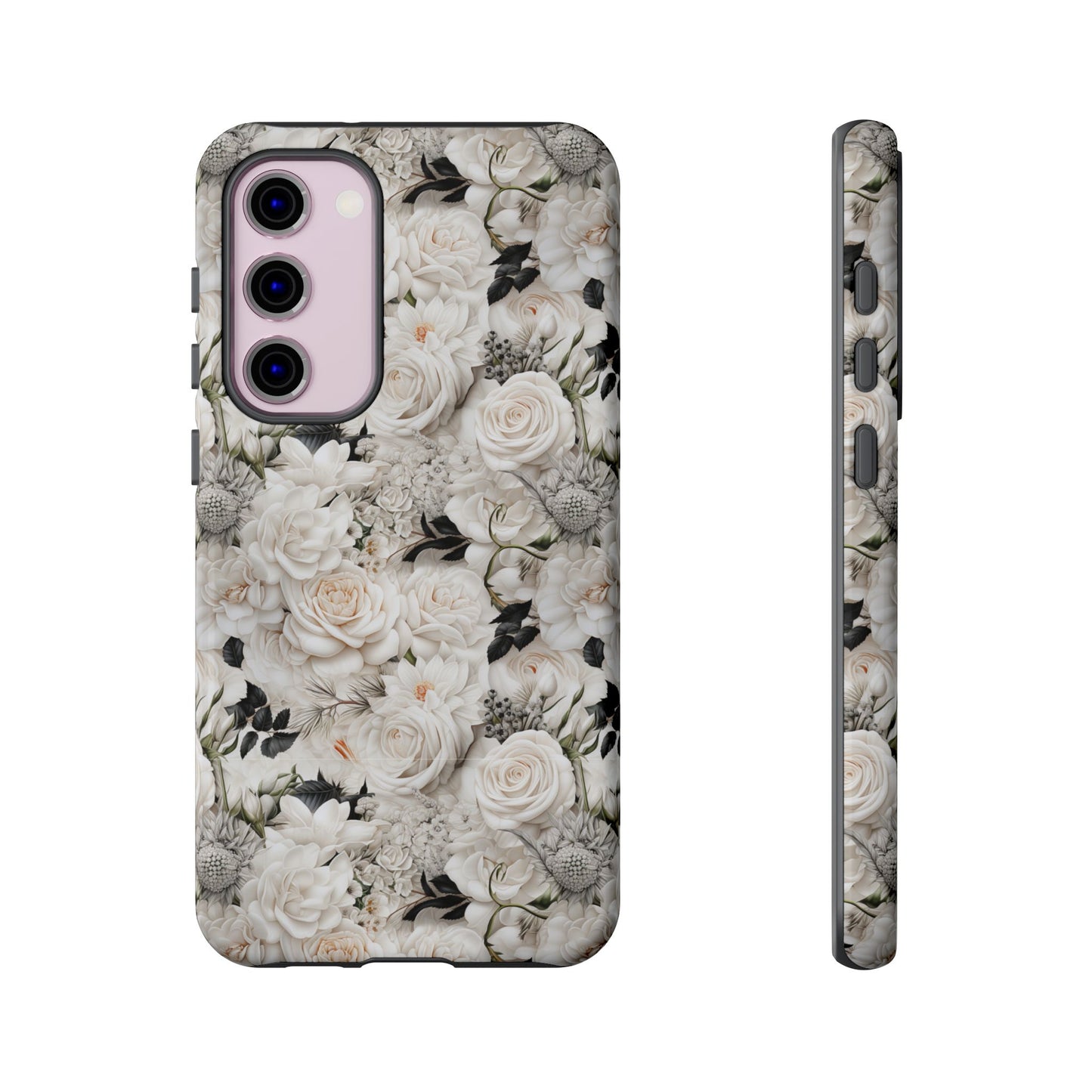 White Roses Phone Case