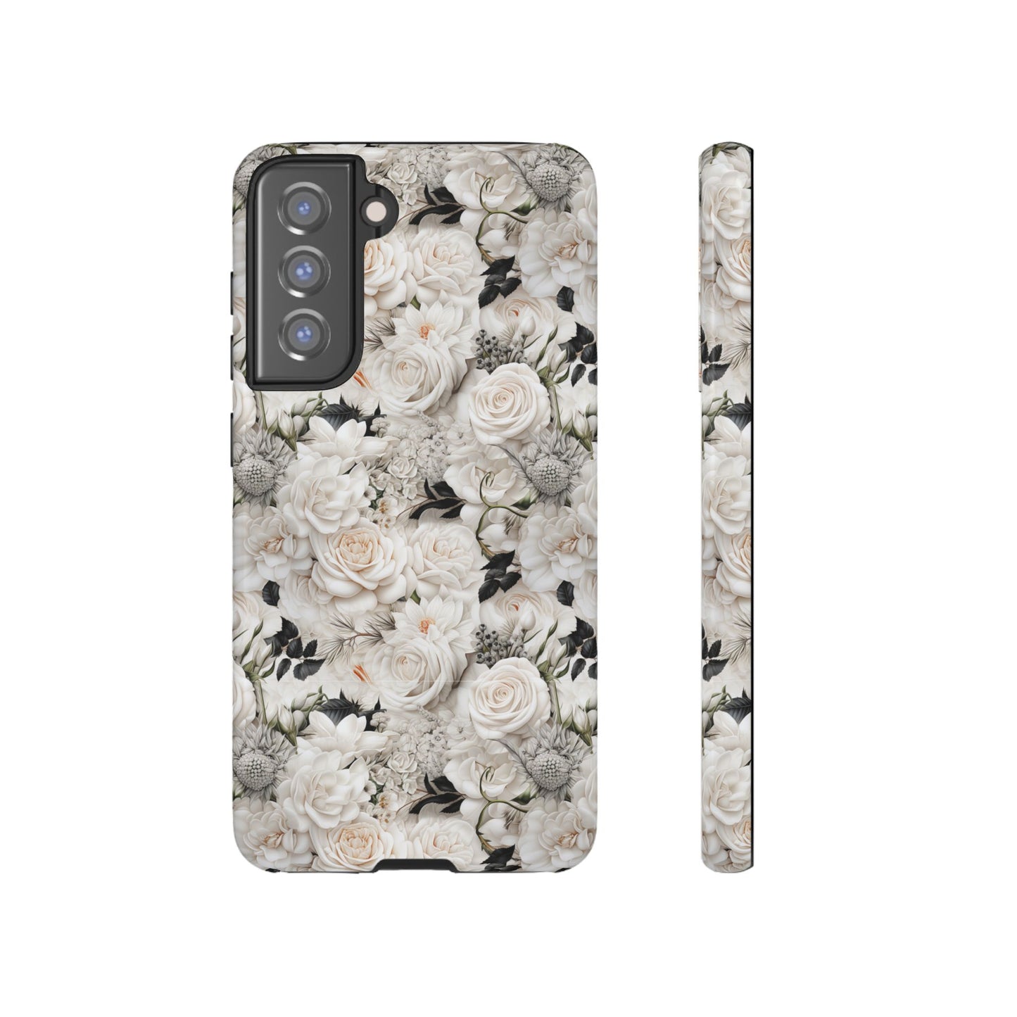 White Roses Phone Case