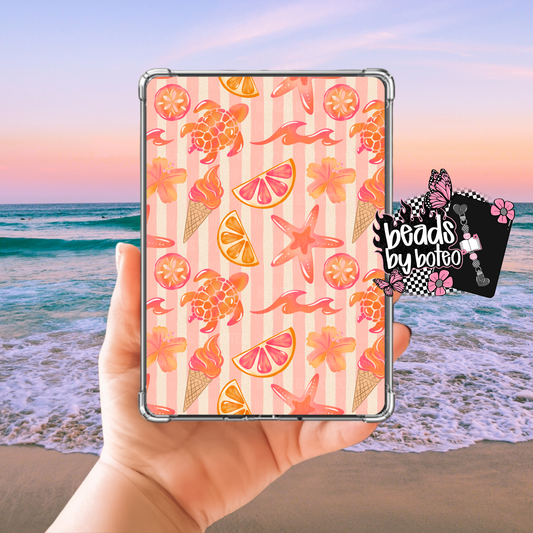 Kindle Insert - Preppy Summer Stripes