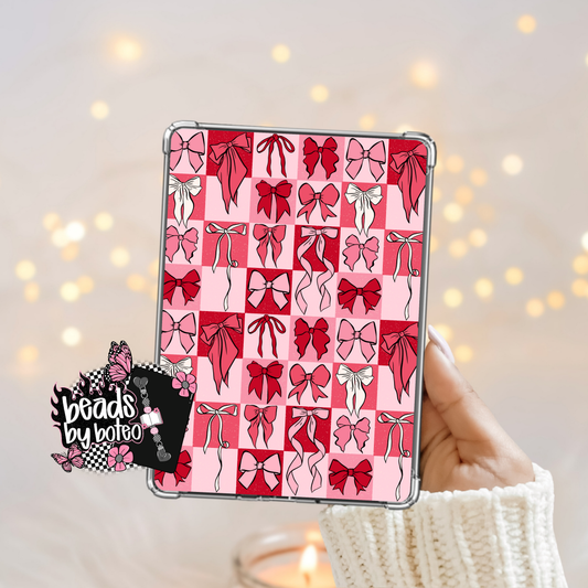 Kindle Insert - Checkered Bows