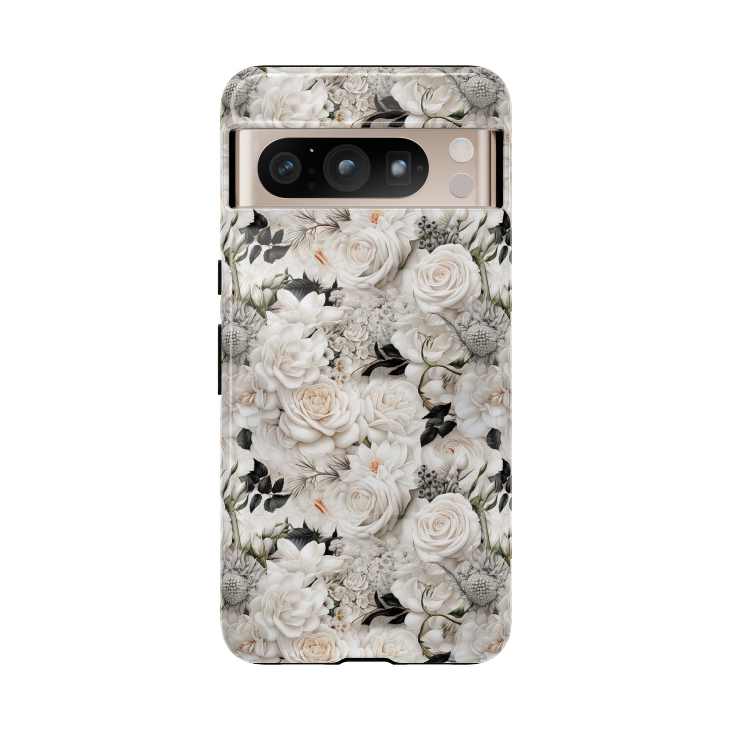 White Roses Phone Case