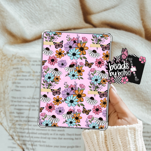 Kindle Insert - Pink Spring Florals
