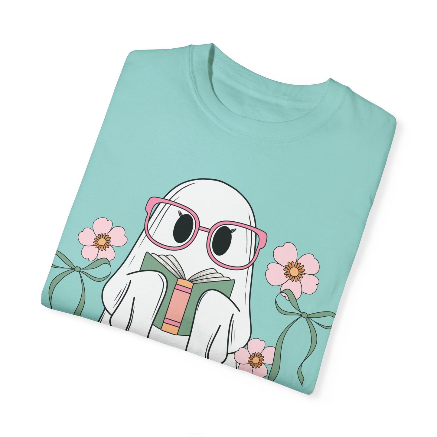 Girly Book Ghost Unisex Comfort Colors Shirt