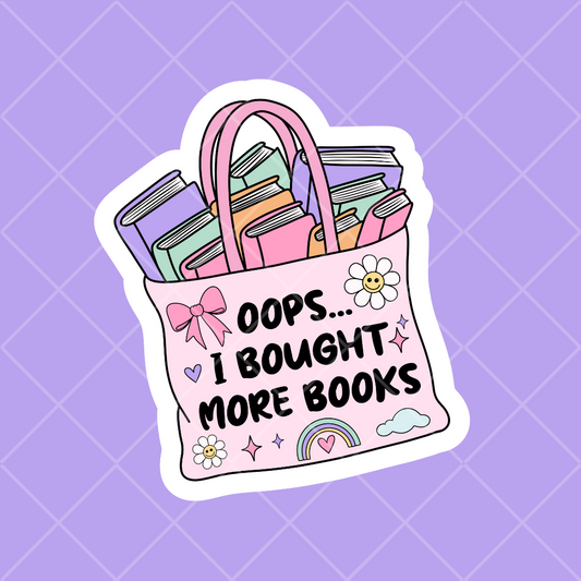 Stickers - Oops... I Bought More Books