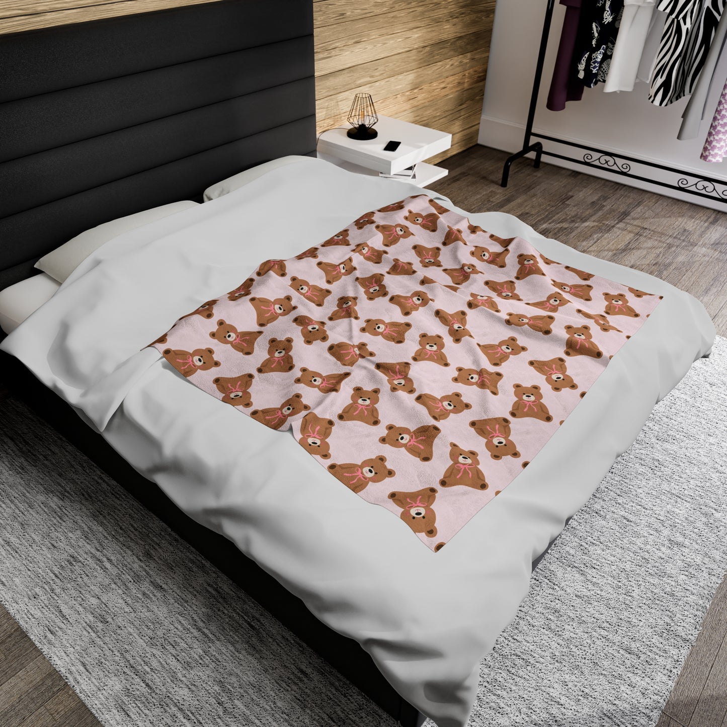 Teddy Bears Plush Blanket