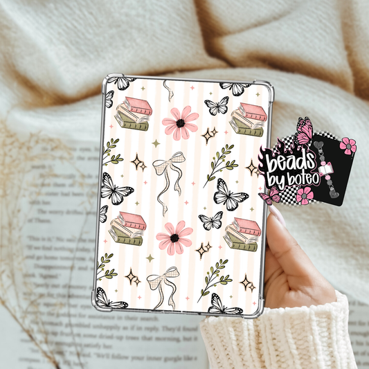 Kindle Insert - Striped Spring Books