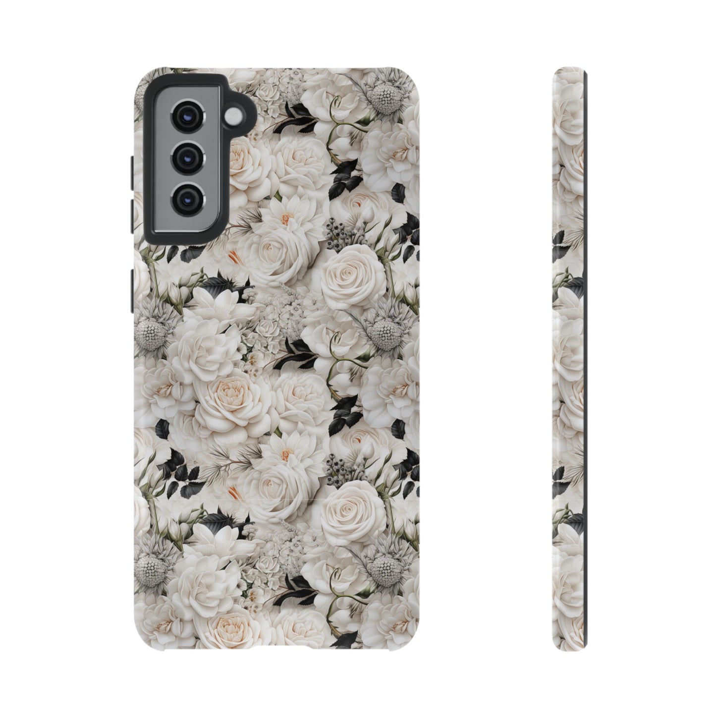 White Roses Phone Case